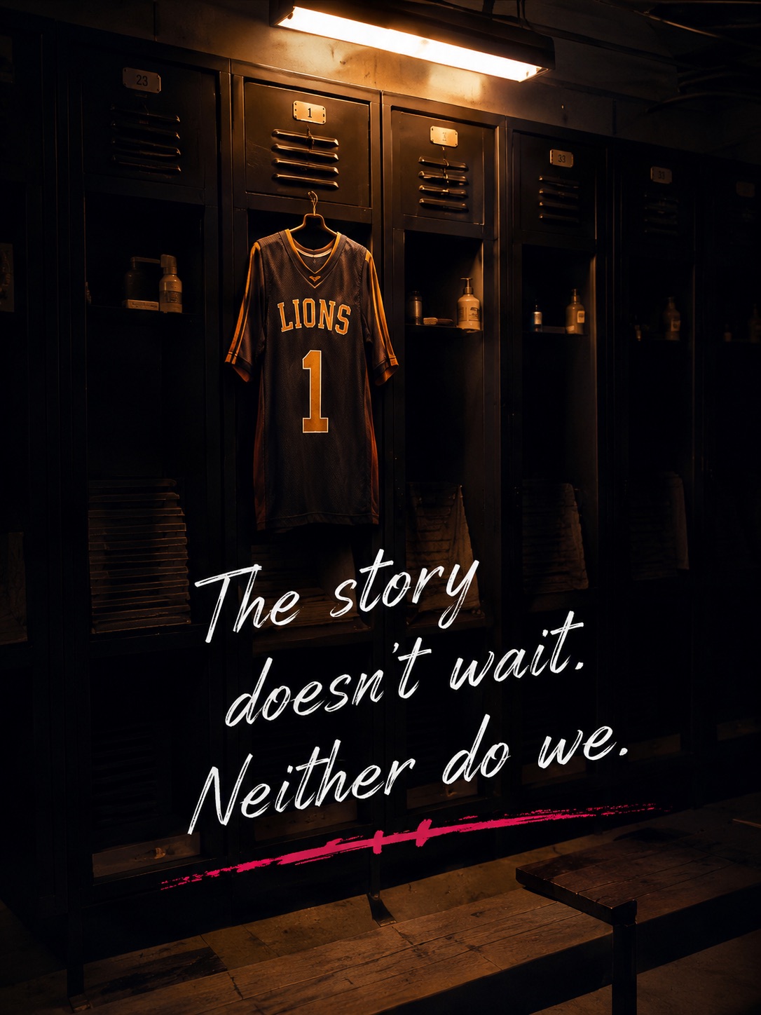 His Number One locker room jersey